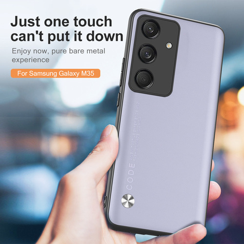 Funda Para Samsung Galaxy M35 5g Cáscara De Piel Simple