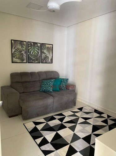 Imagem 1 de 18 de Apartamento Com 1 Dormitório, 32 M² - Venda Por R$ 200.000,00 Ou Aluguel Por R$ 1.200,00/mês - Vila Maracy - Bauru/sp - Ap2055