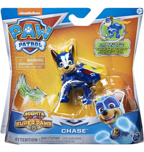 Paw Patrol Figura Cachorros Héroes Chase Toy Figure