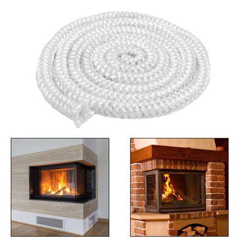 Cuerda De Sellado Para Chimenea, 2 Metros, Ventanas, 10mmx2m