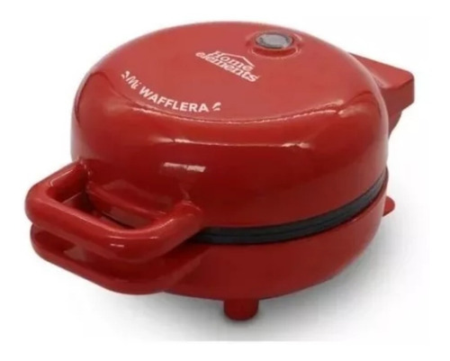 Imagen 2 de 2 de Mini Wafflera Roja 2 Años De Garantía