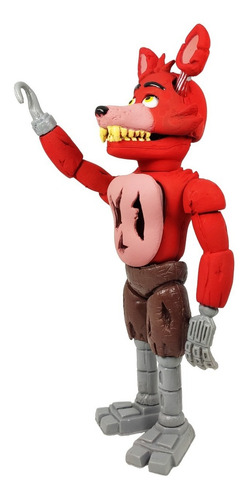 Imagen 2 de 5 de Five Nights At Freddys Figura Foxy The Pirate Articulado Luz