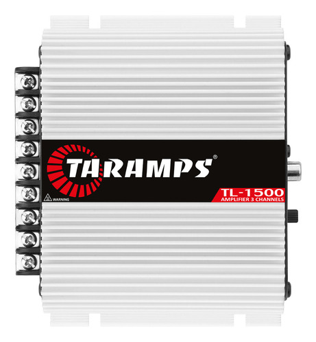 Modulo Taramps Tl 1500 2 Ohms Amplificador 3 Canais Som Automotivo Tl1500 390w Rms Cor Branco