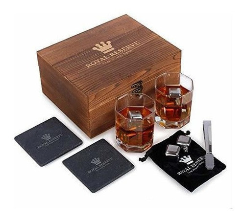 Piedras De Whisky Set De Regalo Deluxe Por Royal Reserve | R