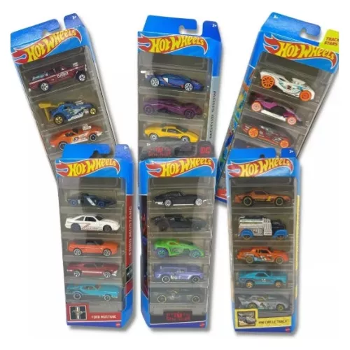 5 Carrinhos Hot Wheels Original Colecionar Mattel Corrida