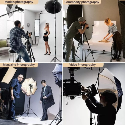 Kit Iluminacion Luz Led Profesional +softbox Para Foto Video
