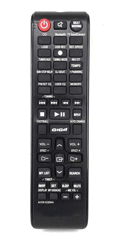 Control Para Minicomponente Samsung Giga Generico Mxhs7000,