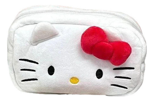 Estuchera Cosmetiquera De Felpa De Hello Kitty