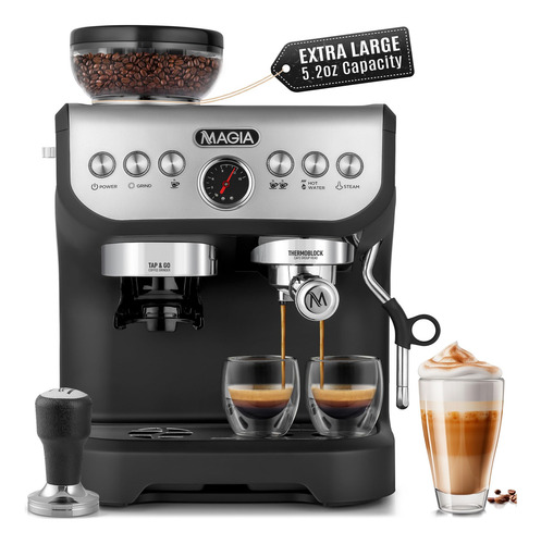 Máquina De Café Expresso Zulay Kitchen Magia Manual Com Moed