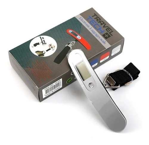 Imagen 2 de 5 de Balanza Digital Equipaje Valija Viaje Portátil Hasta 50 Kg