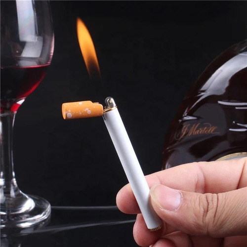 Isqueiro Tipo Cigarro Recarregável De Mão E Leve