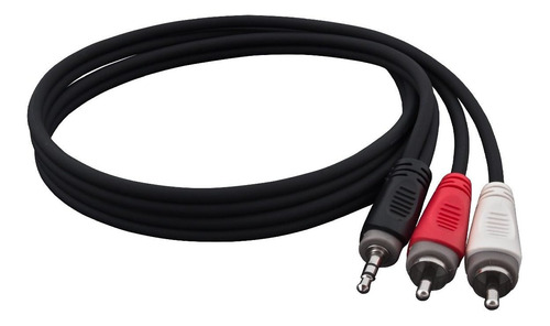 Cabo Auxiliar P2 X Rca Audio Profissional 1,8 Metros