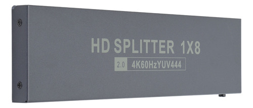 Divisor De Interfaz Multimedia Hd 1x8, 1 Entrada Y 8 Salidas
