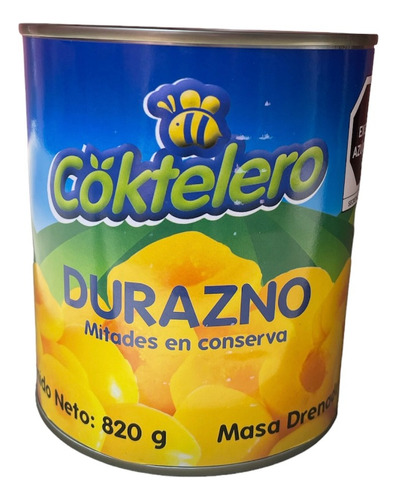 Duraznos En Mitades Coktelero 820 Gr