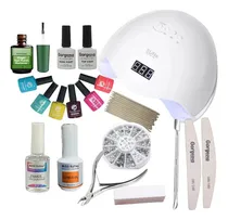 Comprar Kit Semipermanente 13 Pzs + 6 Esmaltes De Regalo