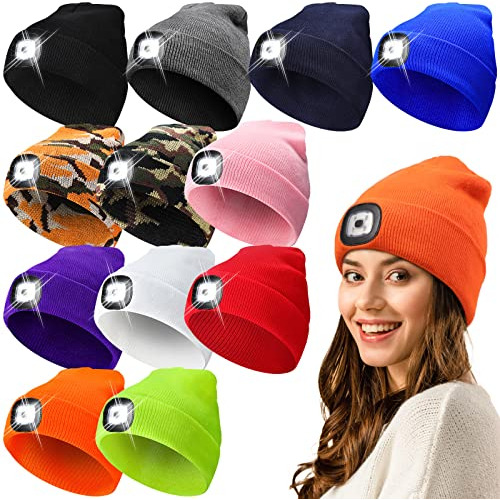 Gorro Con Luz Led Unisex 12 Piezas Newcotte