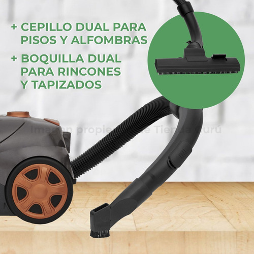 Imagen 2 de 7 de Aspiradora Liliana Climpy 1600w Bolsa Lavable 2 Litros La130