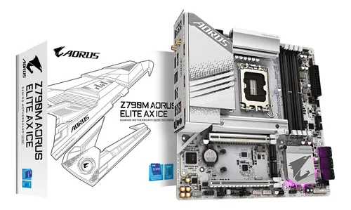 Placa Madre Gigabyte Z790m Aorus Elite Ax Ice Lga 1700 Ddr5