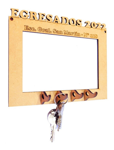Imagen 2 de 6 de 17 Portaretratos Egresados Porta Llaves Souvenirs Fibrofacil