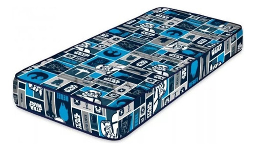 Colchon Disney Star Wars/avengers 80x190x18 (espuma) Piero Azul Oscuro