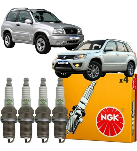 Jogo De Vela Original Ngk Grand Vitara 2.0 16v Gasolina 2002