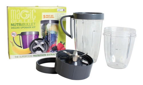 Kit Vasos Con Aspa Y Accesorios De Lujo Nutribullet 100392