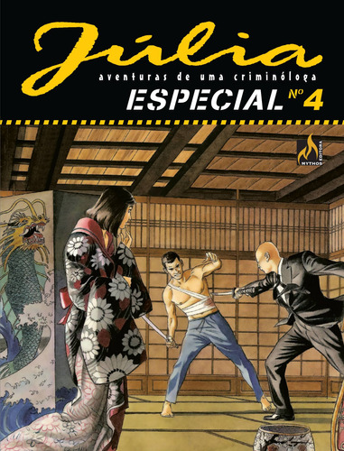 Júlia Especial Vol.4: A carpa e o dragão, de Calza, Lorenzo. Editorial Mythos, capa mole em português, 2022