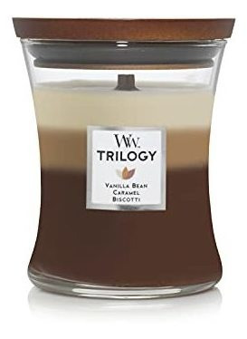 Woodwick Trilogy Cafe Dulces 10 Oz. Vela De Tarro