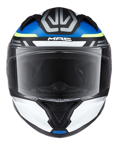 Casco Moto Integral Mac Speed Riot Negro Oficial Devotobikes