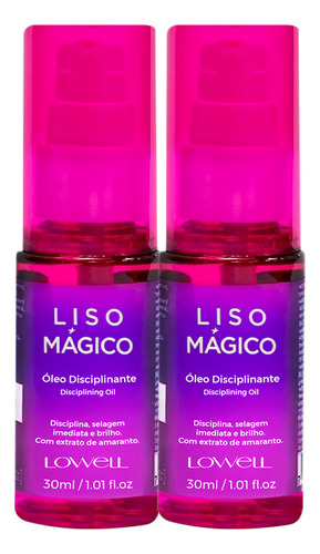Kit Lowell Liso Mágico Oil (2 Unidades)