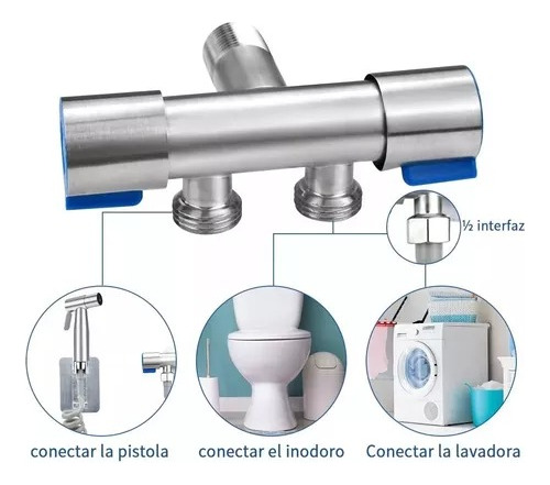 Set De Baño Ducha Bidet Arabe Wc Inodoro Acero Inoxidable