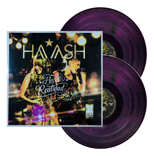 Ha Ash Hecho Realidad Primera Fila Morado Purple 2 Lp Vinyl