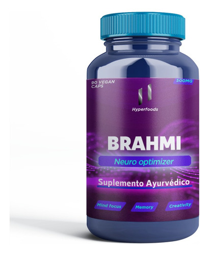 Brahmi (bacopa Monnieri) - Frasco X 90 Cápsulas X 500 Mg