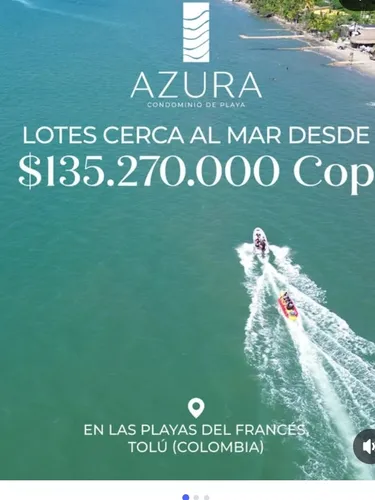 Últimos Lotes De Playas En Tolu Con Salida Al Mar