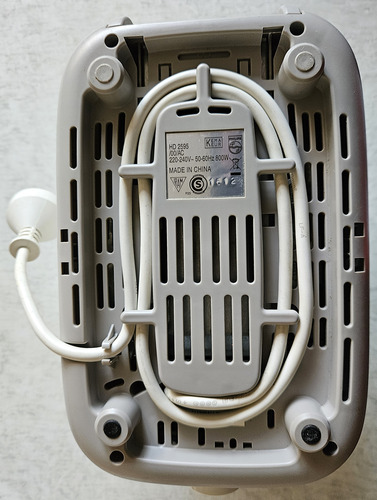 Tostadora Philips Hd2595 Funciona Sosteniendo Lapalancaabajo Blanco (Usado)