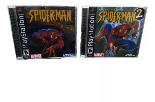 Spider-Man 2: Enter Electro Jogo PS1 Midia Fisica