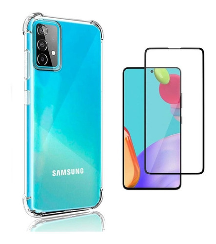 Imagem 2 de 9 de Capa Capinha Case Para Galaxy A52s + Pelicula 3d + P. Camera