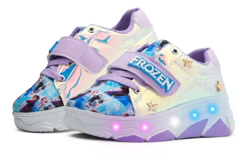 803-15 Tenis niña Multicolor Frozen con Luces  (Measurement_16_Point_0_Centimeters) : : Ropa, Zapatos y  Accesorios