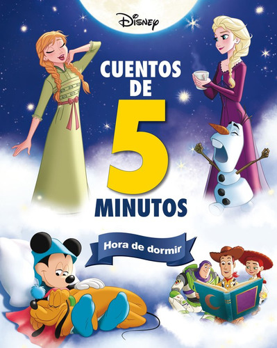 Libro Disney. Cuentos De 5 Minutos. Hora De Dormir - Disney