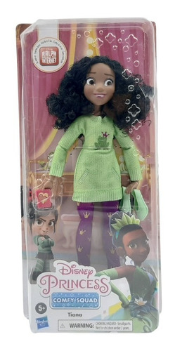 Muñeca Tiana Comfy Squad Con Accesorios Hasbro 30cm Oficial