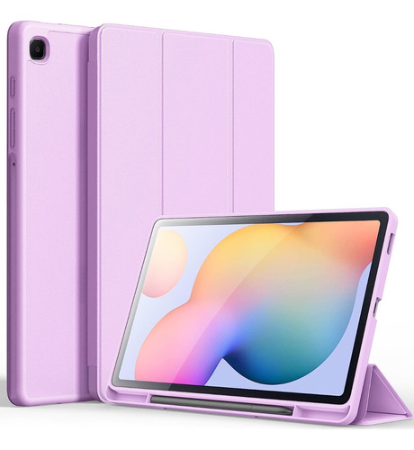 Case Para Galaxy Tab S6 Lite P610 P615 C/ Portalápiz Rosado