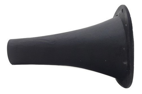 Corneta Kallaus Alumínio Oval Bocal Pequeno Preto Rosca
