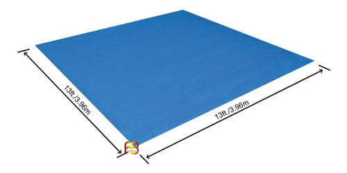 Piso Base Protectora Cuadrado 396cm X 396cm Para Pileta