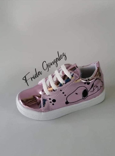 Tenis Para Niño Modelo Snoopy Económico 12 Al 21.5 