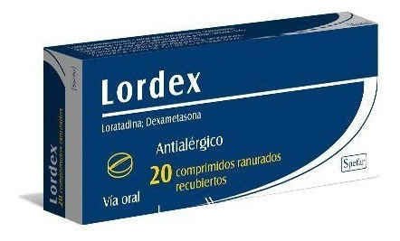 Lordex® X 20 Comprimidos | Antialérgico