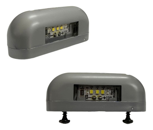 Kit Lanterna Carretinha Reboque Cristal + Placa Universal