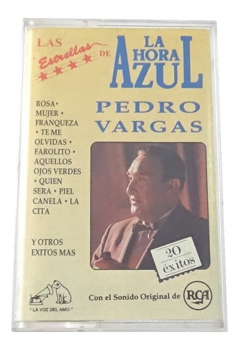 Pedro Vargas 20 Exitos La Hora Azul Tape Cassette 1992 Bmg
