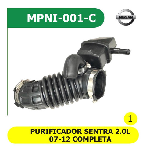 Manguera Filtro De Aire Sentra B-16 2.0 07-12 