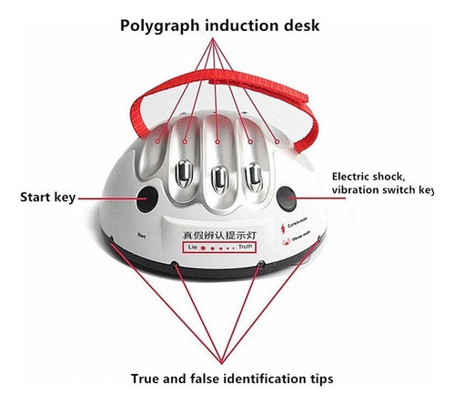 / Juego De Prueba De Mentiras Lie Detector Toy Electric
