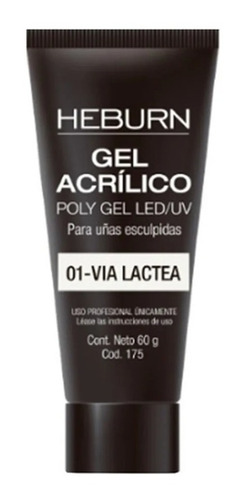 Polygel Heburn Gel Acrílico Led / Uv Uñas Esculpidas 60g  